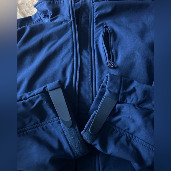 Blue Full Zip Softshell Jacket Fleece Lined Men's Size XL - Picture 4 of 5